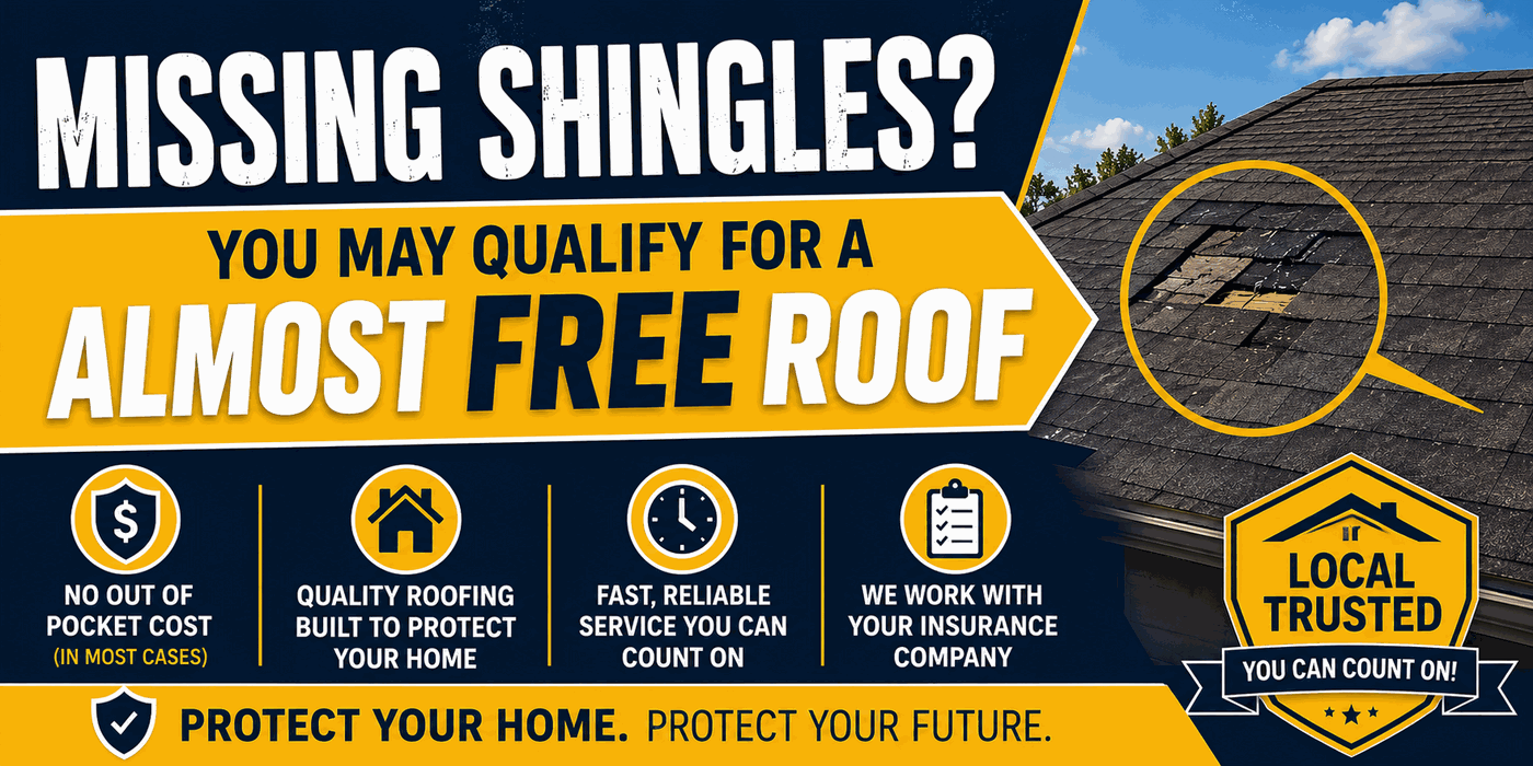 Missing shingles? You may qualify for an almost free roof - Burbank
